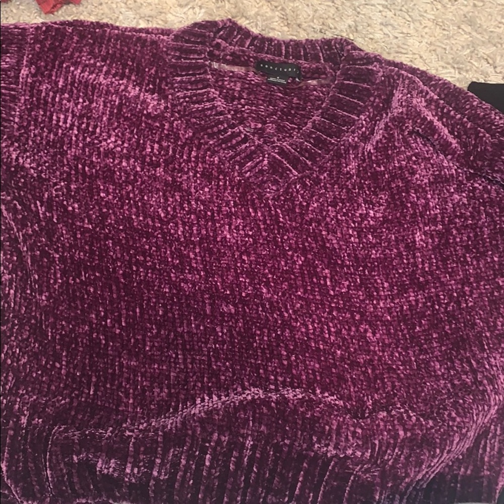 Purple sweater